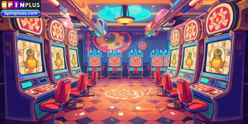 This type of interface is common in many casino shooter game platforms,